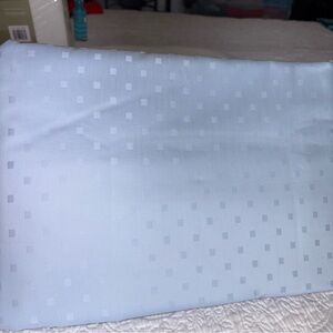 Duvet Cover Full Size Light Blue The Company Store Button Closure Sateen Cotton